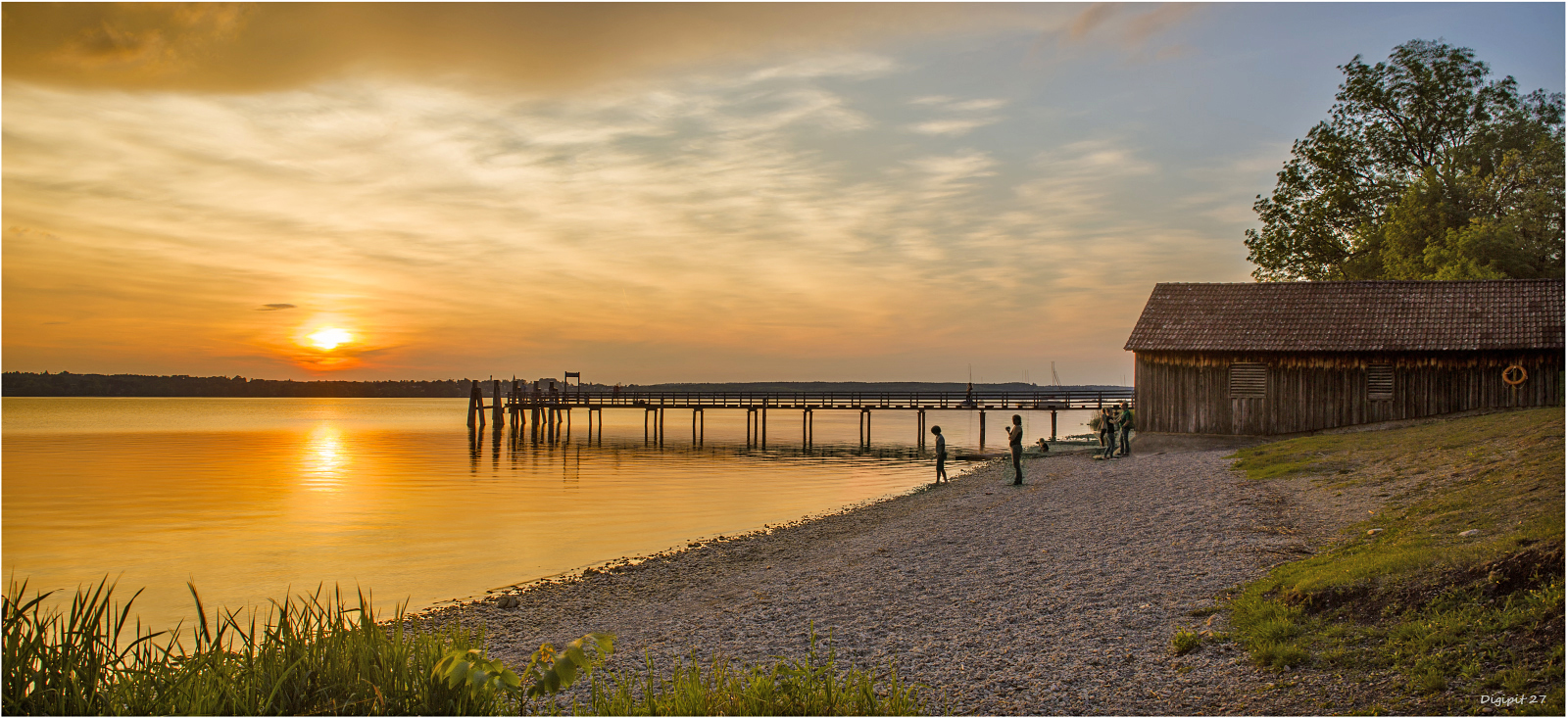 Sonnenuntergang Ammersee 2018-01