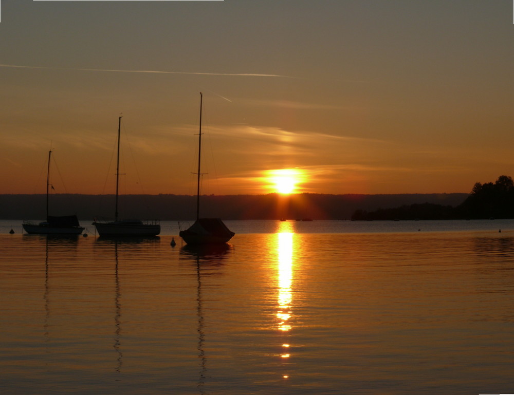 Sonnenuntergang Ammersee