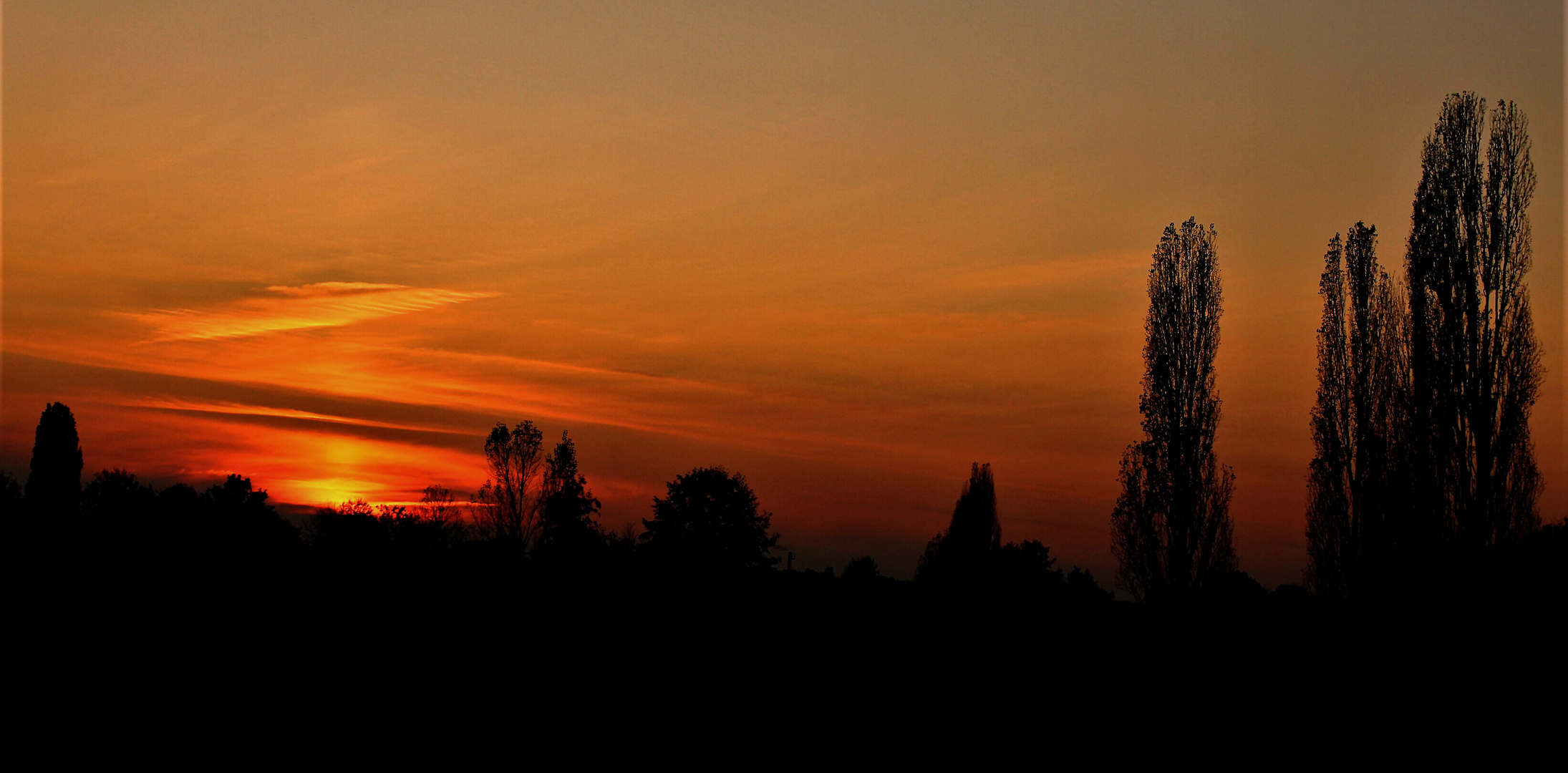 Sonnenuntergang Amorbach