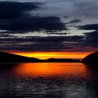Sonnenuntergang an Bindalsfjord