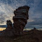 Sonnenuntergang an Burgruine Anebos