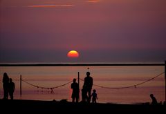 Sonnenuntergang an dee Nordsee 