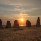 Sonnenuntergang an den Ales Stenar