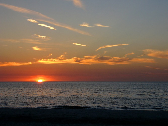 Sonnenuntergang an den Clearwater Beaches