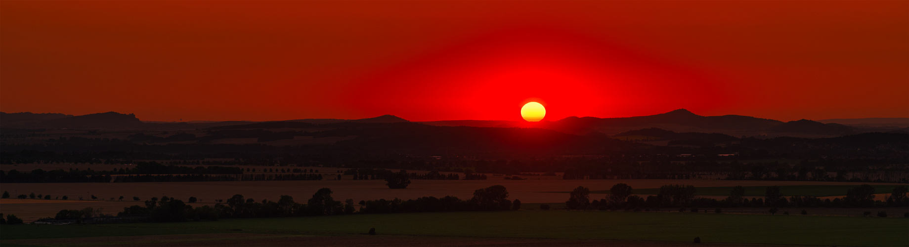 Sonnenuntergang an den Gegensteinen