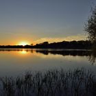 Sonnenuntergang an den Krickenbecker Seen