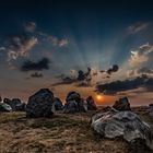 Sonnenuntergang an den Lübbensteinen (Helmstedt)