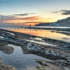 Sonnenuntergang an den Scala dei Turchi