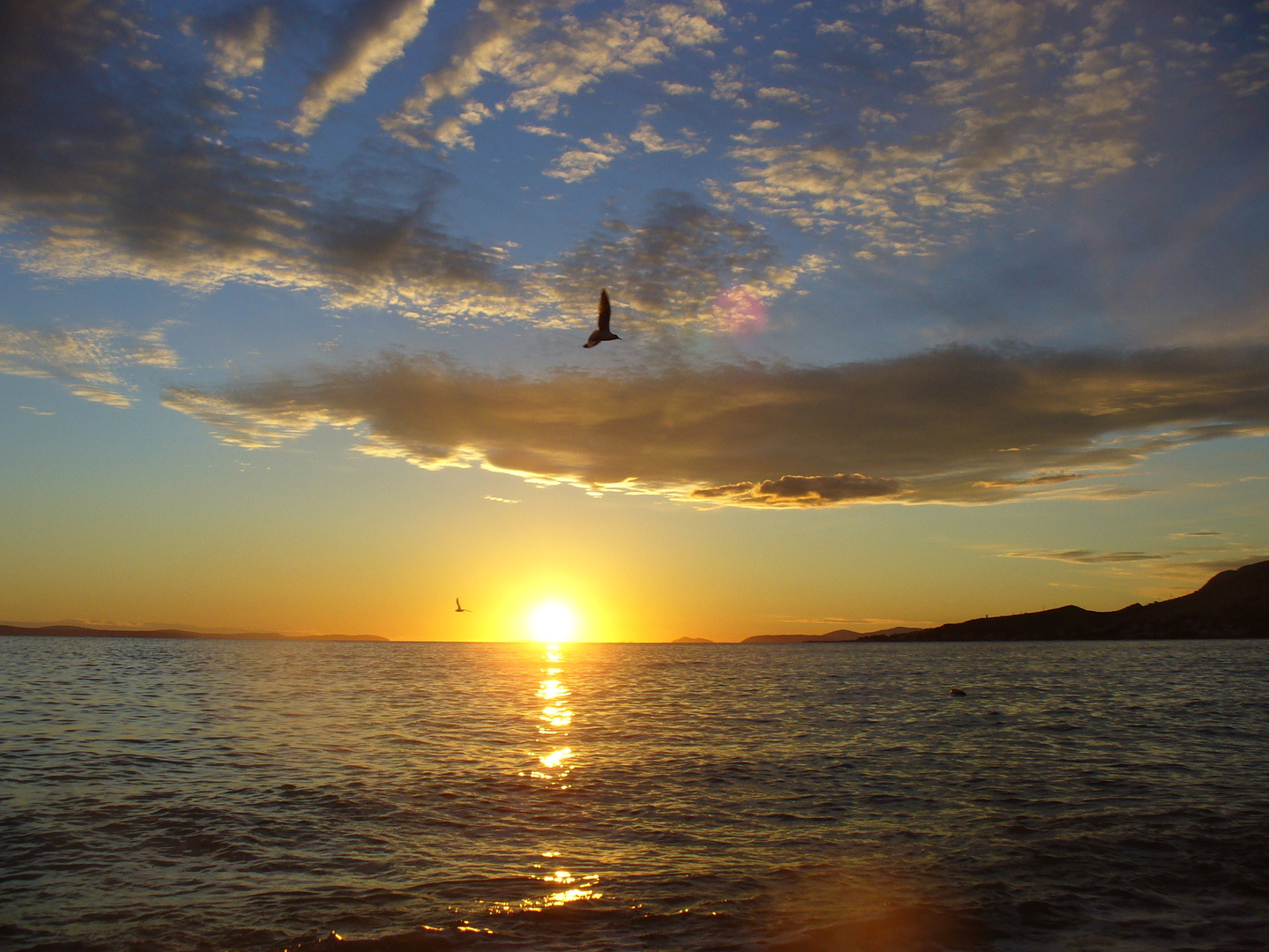 Sonnenuntergang an der Adria