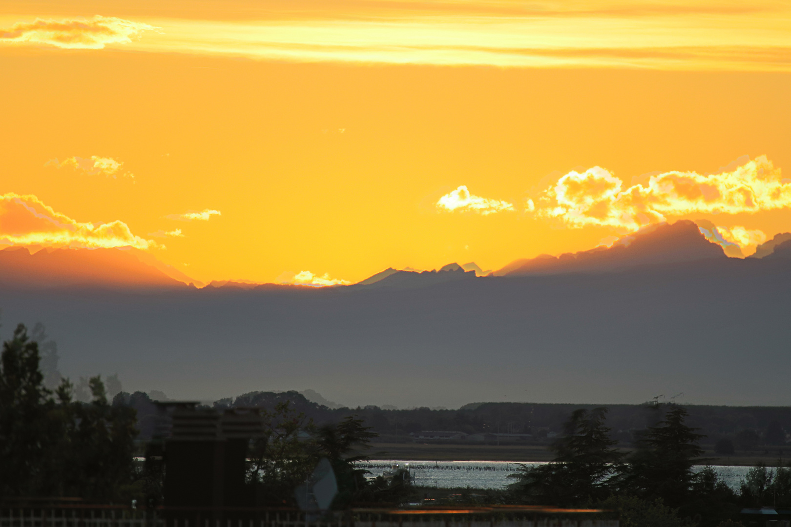 Sonnenuntergang an der Adria