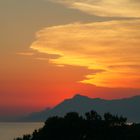 Sonnenuntergang an der Adria bei Makarska