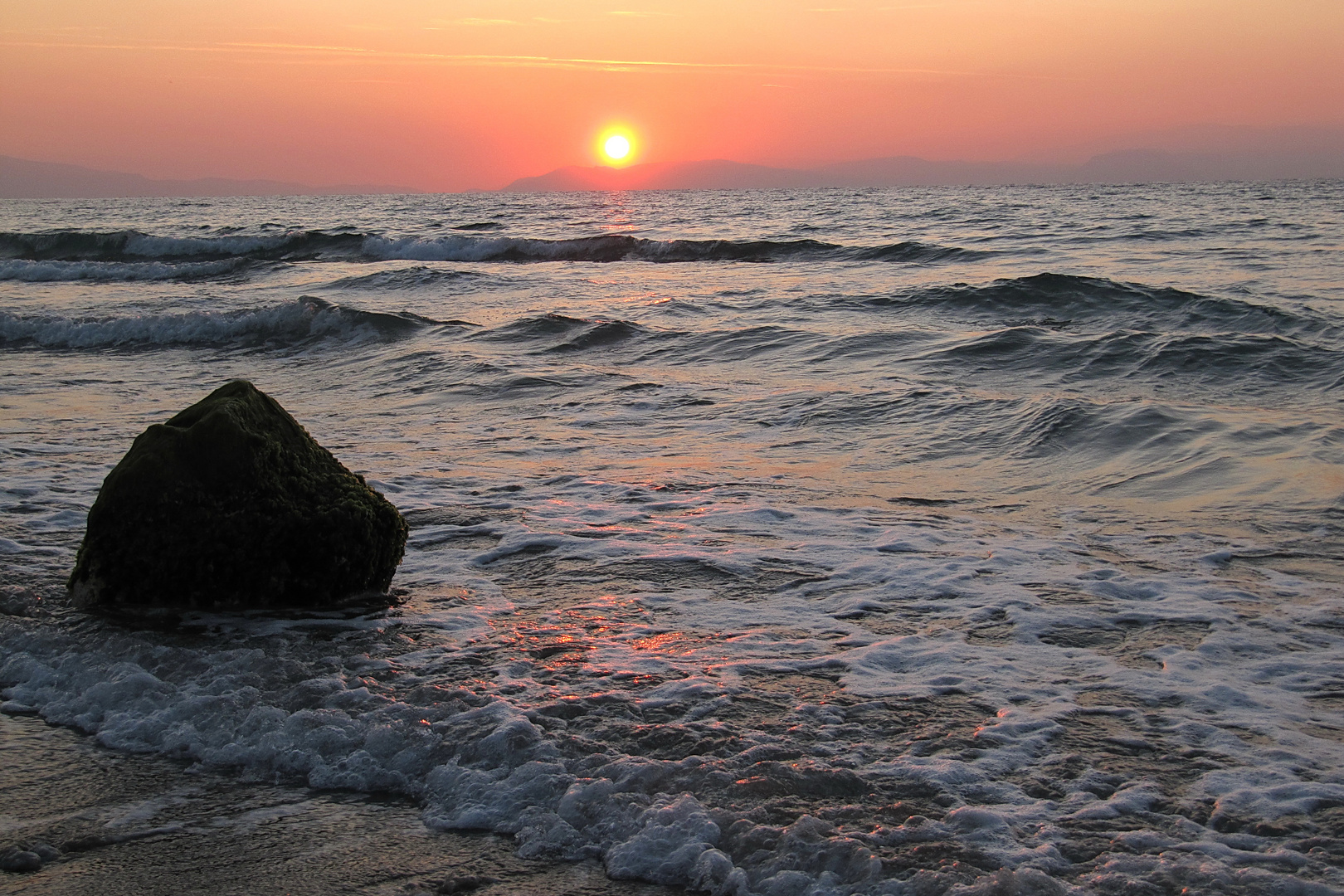 Sonnenuntergang an der Ägäis