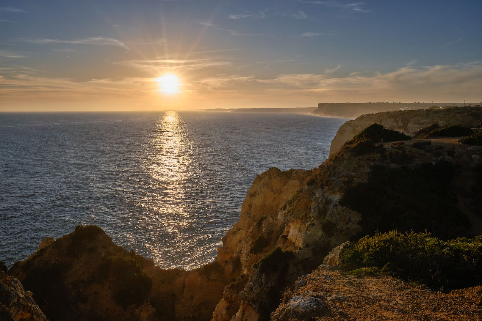 Sonnenuntergang an der Algarve