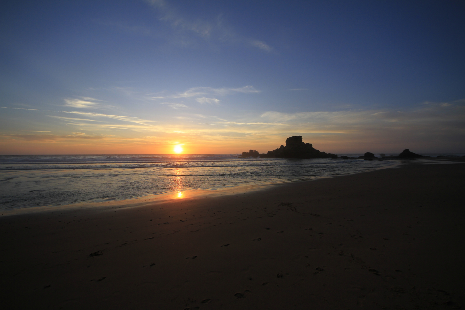 Sonnenuntergang an der Algarve