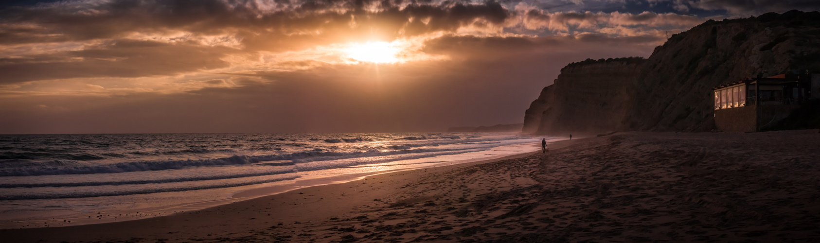 Sonnenuntergang an der Algarve