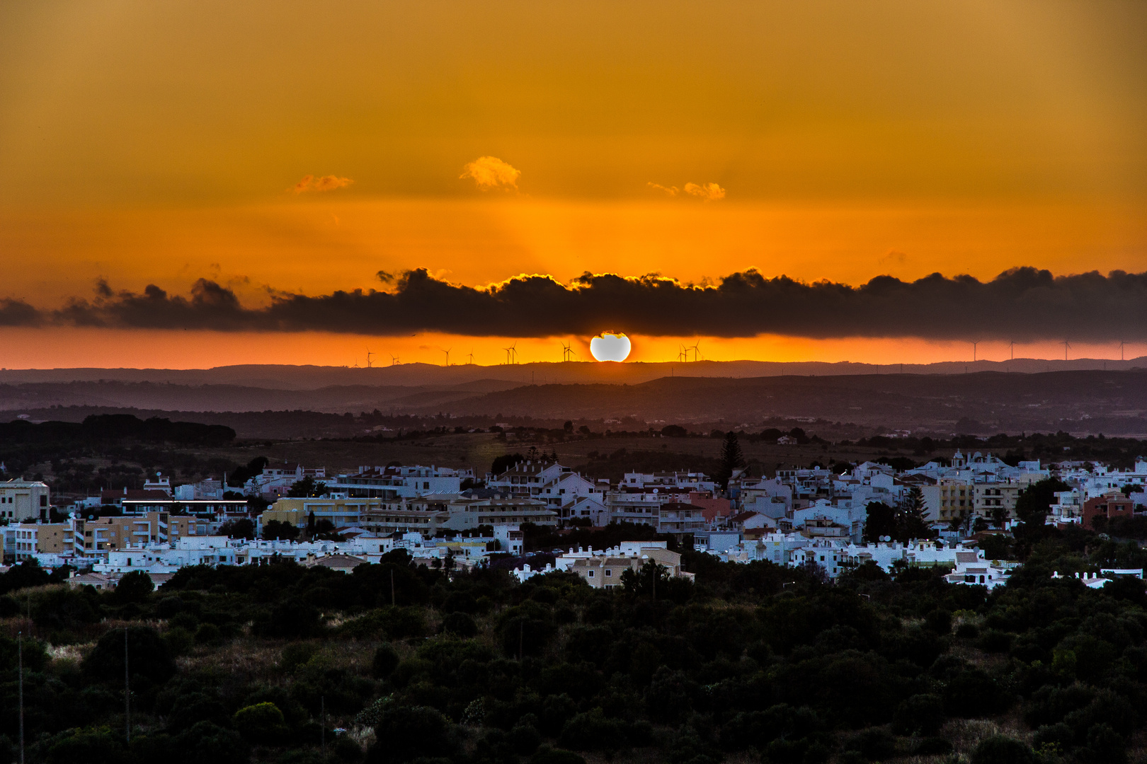 Sonnenuntergang an der Algarve