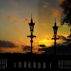 Sonnenuntergang an der Alster