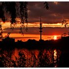 Sonnenuntergang an der Alster