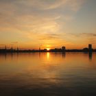 Sonnenuntergang an der Alster