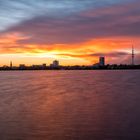 Sonnenuntergang an der Alster II