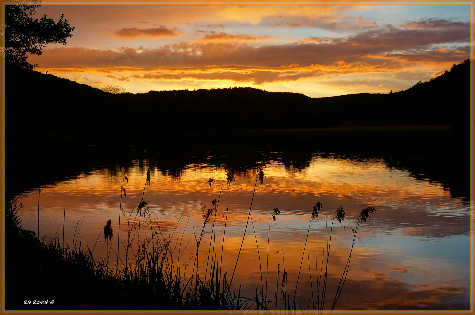 Sonnenuntergang an der Altmühl