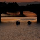 Sonnenuntergang an der Arno