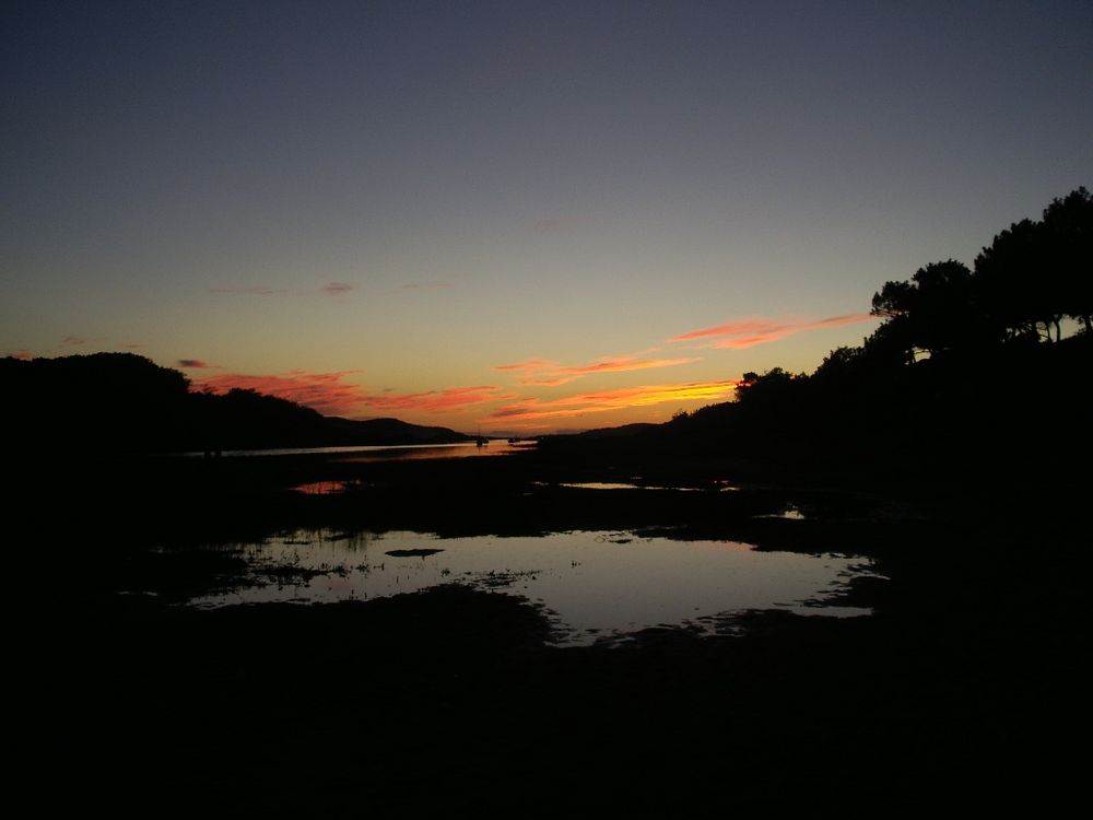 Sonnenuntergang an der Atlantikküste