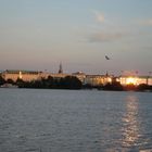 Sonnenuntergang an der Aussenalster