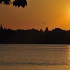 Sonnenuntergang an der Aussenalster