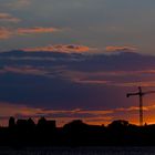 Sonnenuntergang an der Außenalster