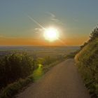 Sonnenuntergang an der Bergstraße