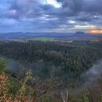 Sonnenuntergang an der Brandbaude....