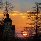 Sonnenuntergang an der Burgstallkapelle