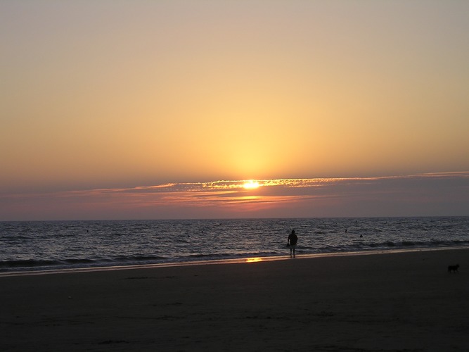 Sonnenuntergang an der Costa de la Luz