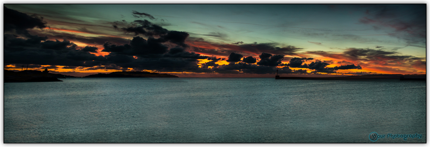 Sonnenuntergang an der Côte d'Azur