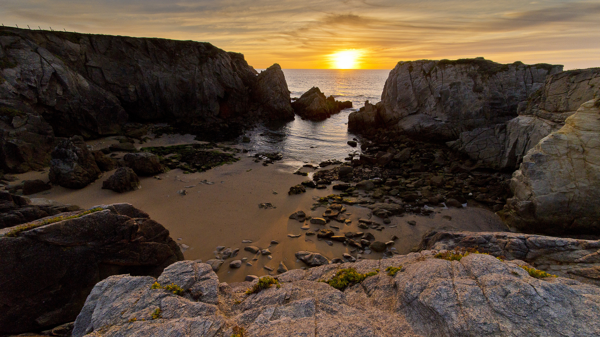 Sonnenuntergang an der Côte Sauvage 01, 2018.,10.07