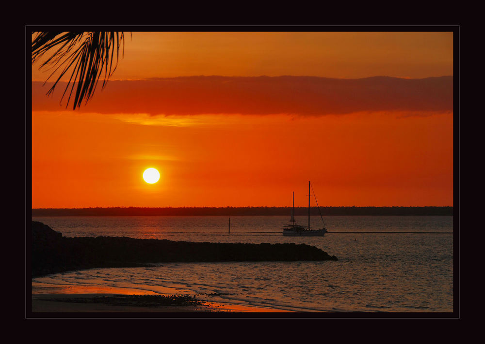 Sonnenuntergang an der Cullen Bay