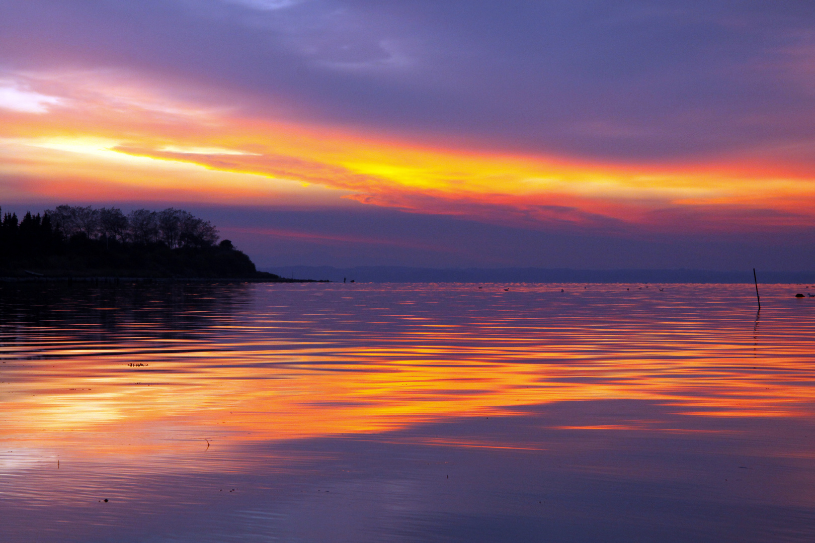 Sonnenuntergang an der dänischen Ostseeküste