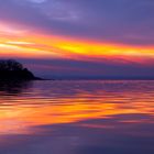 Sonnenuntergang an der dänischen Ostseeküste