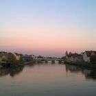 Sonnenuntergang an der Donau