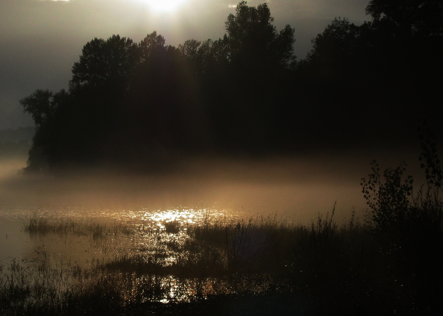 Sonnenuntergang an der Dordogne