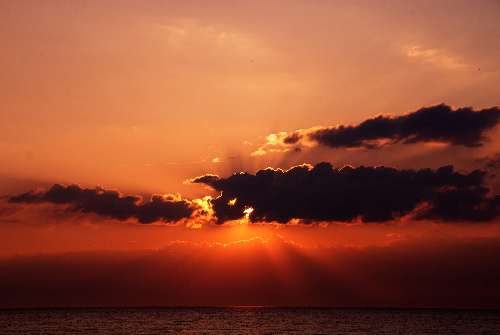 Sonnenuntergang an der dtsch. Ostsee