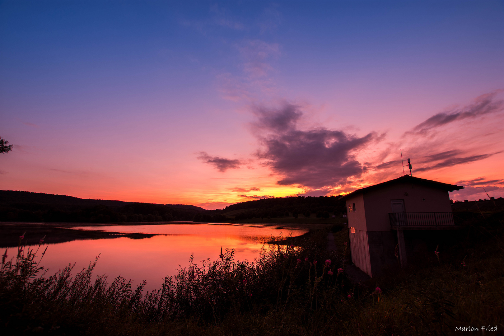 Sonnenuntergang an der Ehmetsklinge