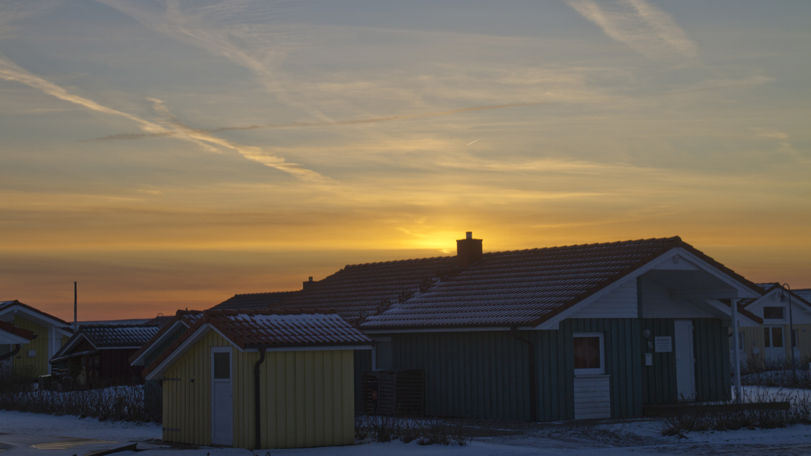 Sonnenuntergang an der Eider