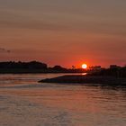 Sonnenuntergang an der Elbe 0814