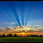 Sonnenuntergang an der Elbe /1.