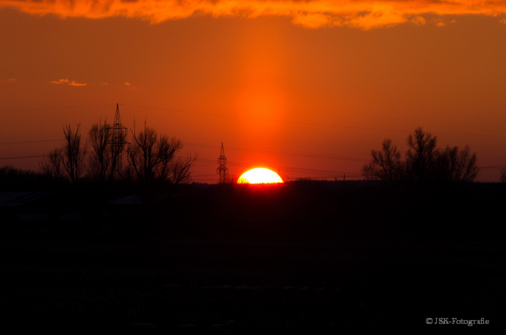 Sonnenuntergang an der Elbe 28