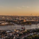 Sonnenuntergang an der Elbe