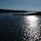 Sonnenuntergang an der Elbe