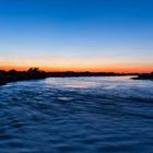 Sonnenuntergang an der Elbe